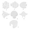 Resin Coaster Molds Set Coaster Silicone Molds Ocean Creature Shaped Epoxy Resin Molds for Resin Casting DIY Cup Pads