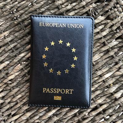 Europos Sąjungos ES paso viršelio kelionės dėklas pasams
