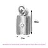 18K Gold-Plated Stainless Steel Necklace with Natural Stone Star, Moon & Sun Pendant