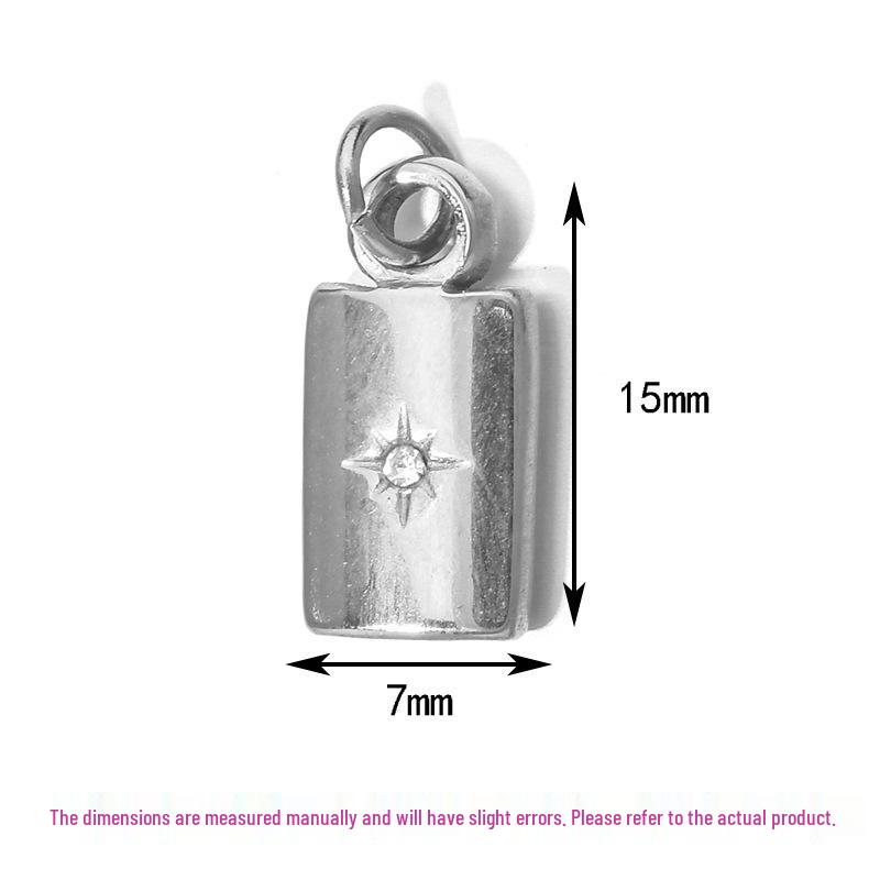 18K Gold-Plated Stainless Steel Necklace with Natural Stone Star, Moon & Sun Pendant