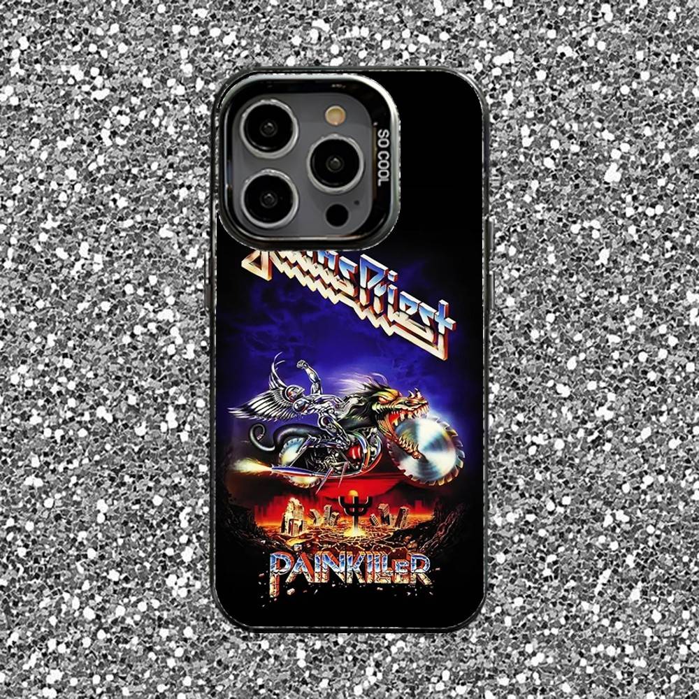 

Rock Band J-Judas P-Priest Phone Case For iPhone 16,15,14,13,12,11,Pro,XS,Max,Plus,Mini,SE Black Candy Matte Shockproof Cover iPhone15