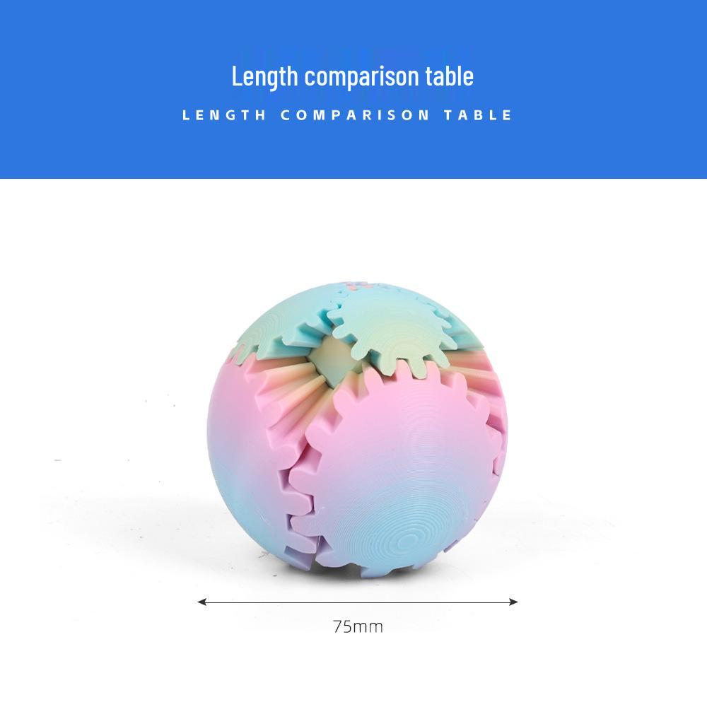 3D Gear Ball: Popular Stress-Relief Rotating Toy