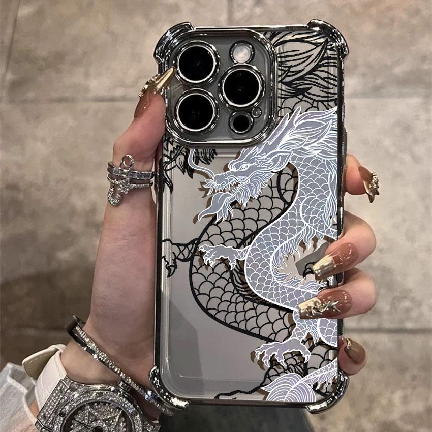 Fashion Dragon Tattoo Pattern Case For Samsung Galaxy A56 A57 A55 A54 A52 A53 A37 A36 A17 A34 A35 A26 A25 A16 A06 A07 Phone Cove