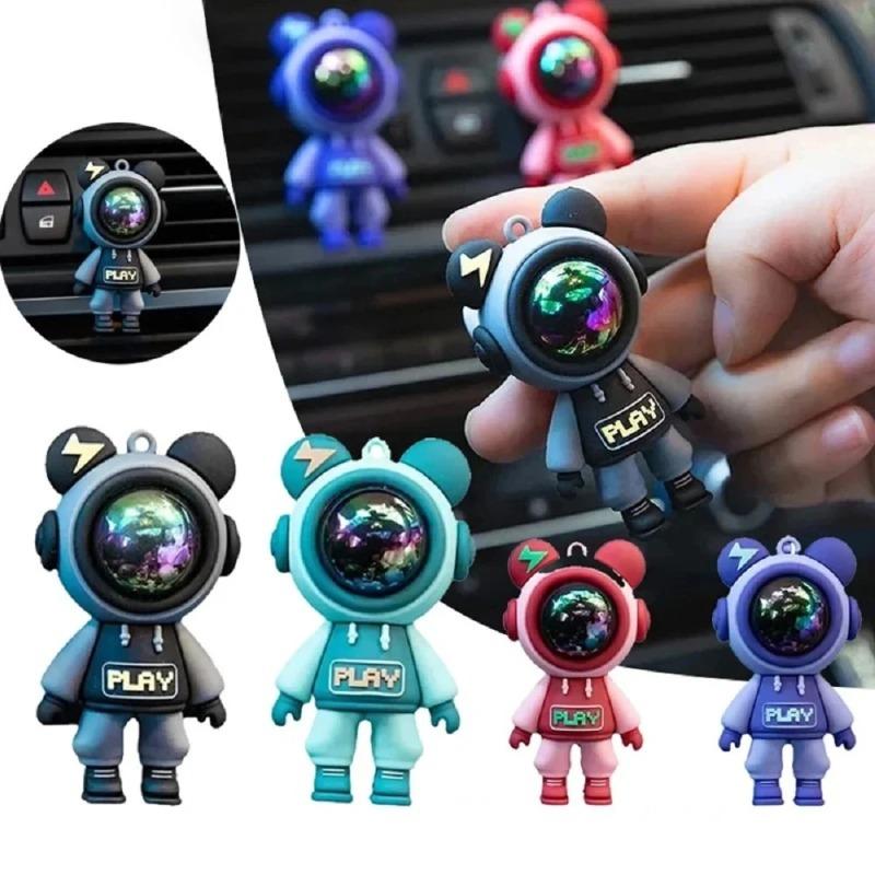 Clip per profumo per presa d'aria per auto Astronauta per cartoni animati Aria condizionata Clip per aromaterapia per presa d'aria Accessori interni per auto Decorazione
