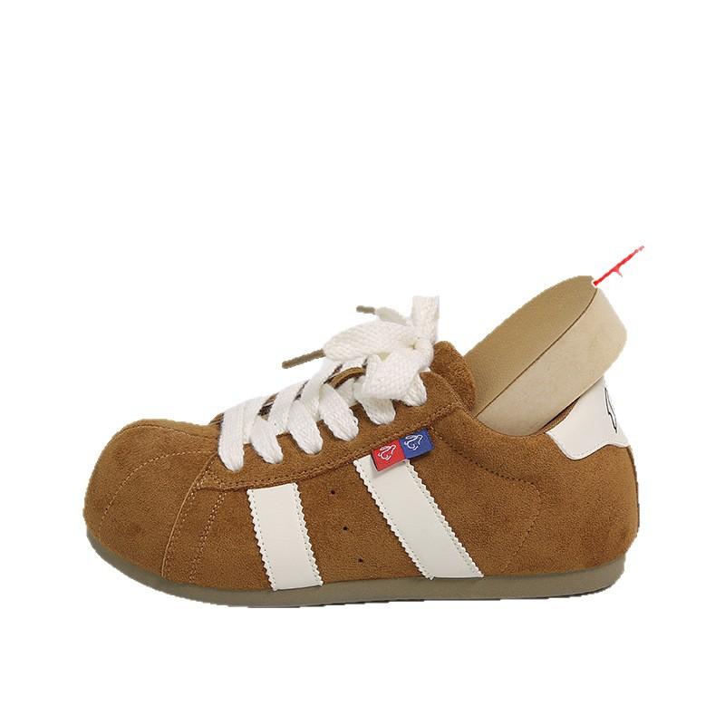 2025 Herbst neue Retro Innenhöhe erhöhen Merad Schnür-Capybara großer Kopf Deutsche Trainingsschuhe lässige Board-Schuhe Damen