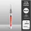 Jin Wannian 45mm Long-Head Refillable Waterproof Marker Pen for Deep Hole Woodworking and Construction.