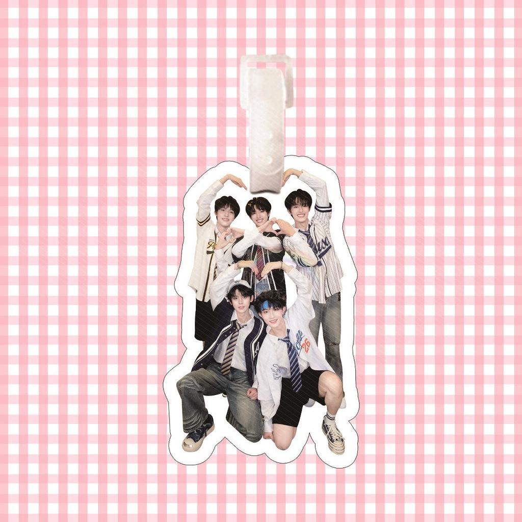 Zhang Zeyu Boy Group Luggage Tag: Backpack Pendant, Travel Case Decoration, Anti-Lost Keychain Tag