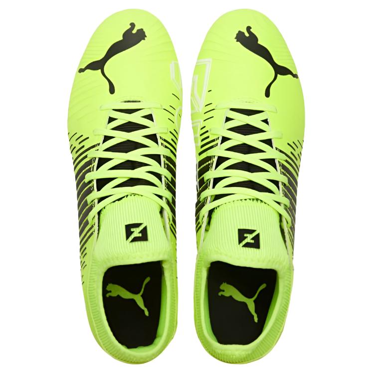 Puma Future Z 4.1 Round Toe Lace-Up MG (Rubber Short Studs) Shock Absorbing Durable Soccer Shoes Men Soccer Shoes Fluorescent-Yellow 106391-01