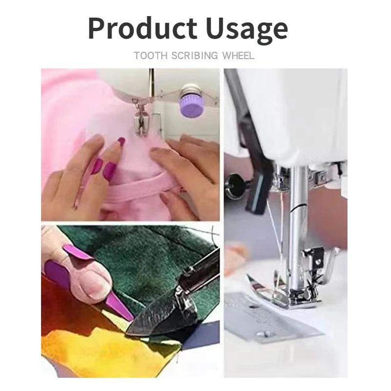 DIY Patchwork Tool Awl Hook Patchwork Finger Protection Finger Sleeve Sewing Finger Line Controller Sewing Accessories