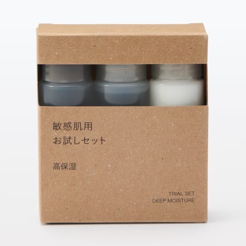 MUJI Sensitive Skin Trial Set Fermentation Lotion/Sensitive Skin Lotion/Emulsion Highly Moisturizing 20mL x 3 83434984