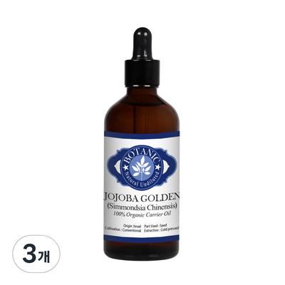 Botanic nerafinuotas šalto spaudimo simondsijų aliejus, 100 ml, 3 pakuotės