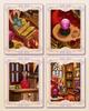 ROBOTIME 3D Puzzle Book Nook Kit 3D Wood Puzzle Miniature House Dollhouse Miniature Kit Wooden Handmade Craft Bookstand Assembly Bookshelf Decoration