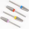 1pc 5 In 1 Tungsten Steel Nail Drill Bits, for Electric Nail File Manicure Machine, Professional Nail Art Drill Bit Set