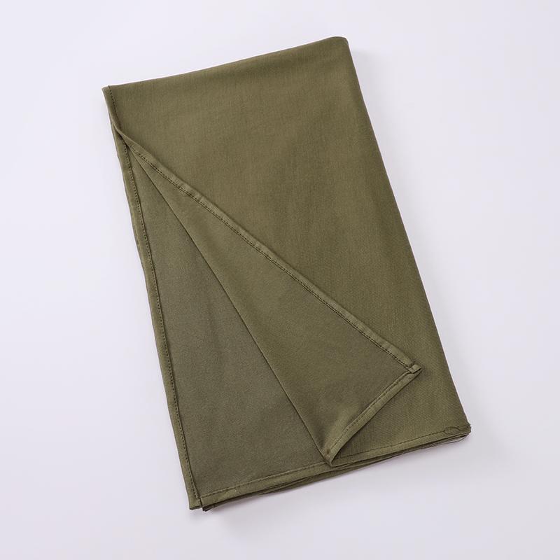Jersey Scarf Stretchy Hijab Plain Head Scarves  Women Cotton Headwrap Shawl