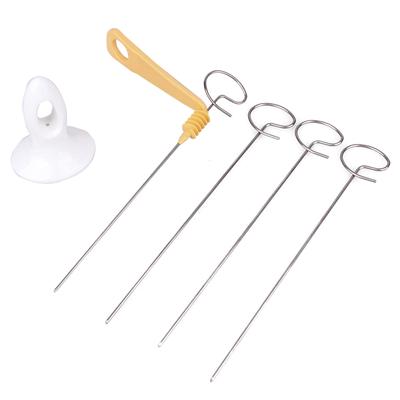4 Spits Stainless Steel Tower Making Twist Shredder Tornado Potato Spiral Cutter Kitchen Accessories