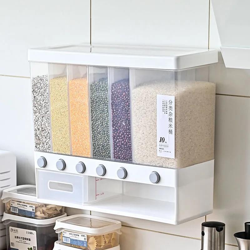 WTEMPO Bucătărie de uz casnic Găleată pentru orez Rezistent la insecte Rezistent la umiditate Sigilat Îngroșat Clasificare multifuncțională Diverse Borcane de orez cu cereale