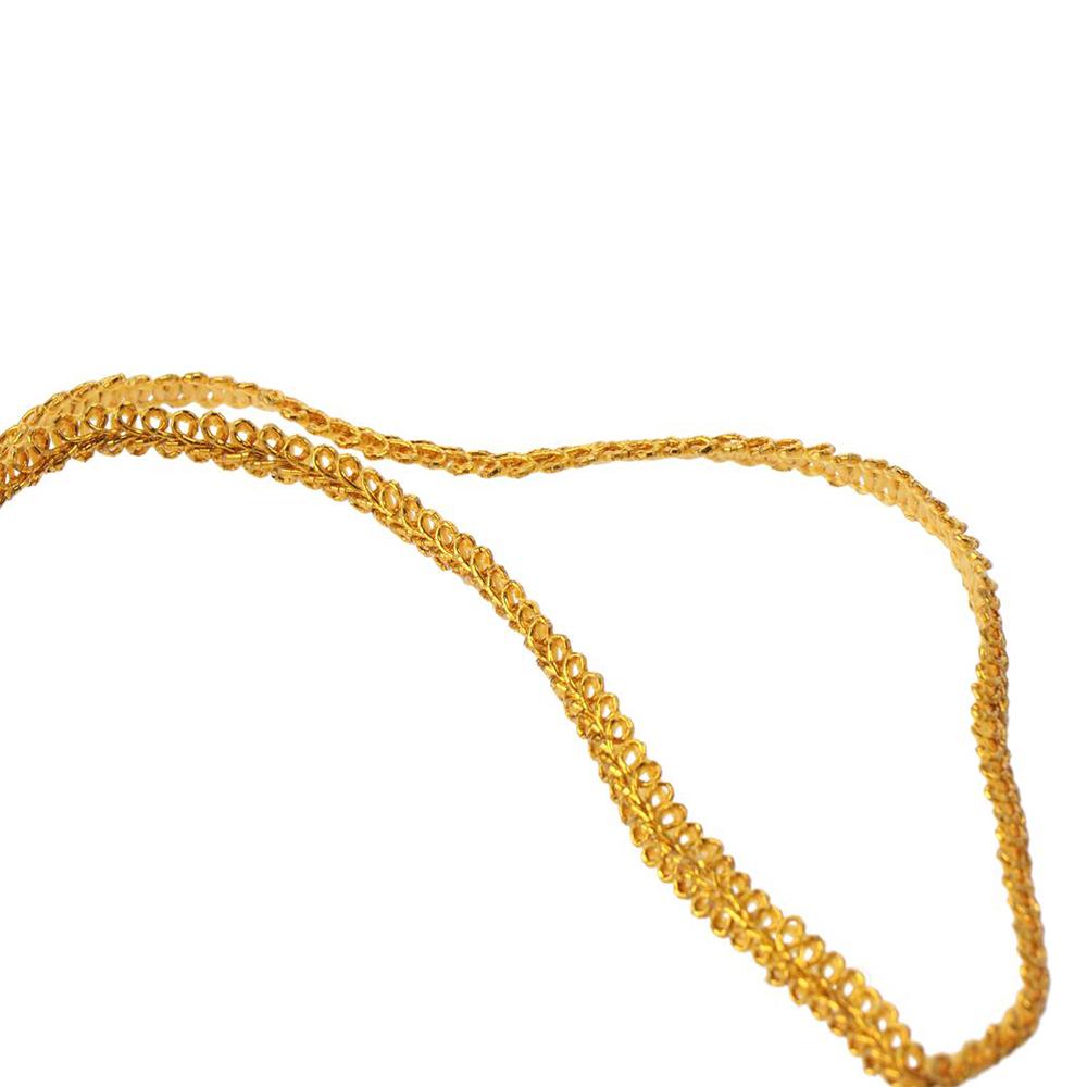 27 Yards Gold Lace Trim Gold Lace Trim 0.3 Inch Braid  Headband