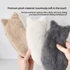 1pcs Cat-Shaped Pencil Case Soft To the Touch Adorably Cute and Lightweight Generous Capacity for Organizing Stationery