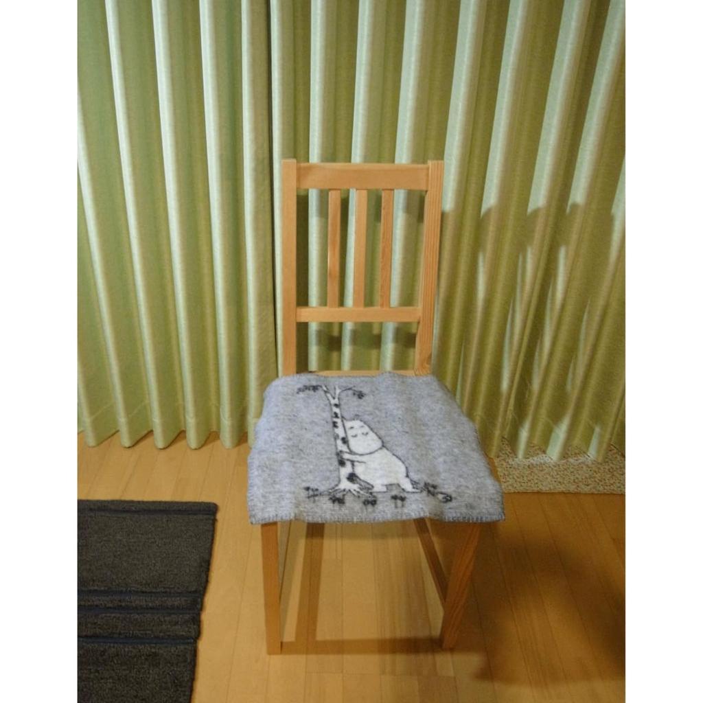 Klippan Moomin Sheet Blanket, Wool, Nordic, Sweden, KP-17 [Product Code]