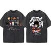 Alex Warren Tour  Washed Tshirt Unisex Women Hip Hop Short Sleeve Oversized Tee Shirt