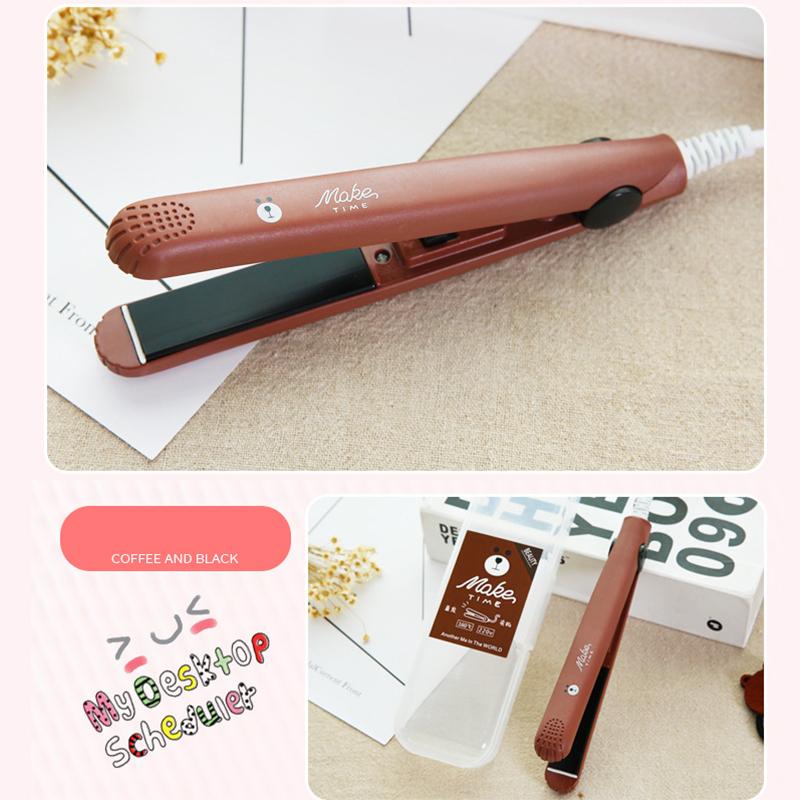 3 In 1 Hair Iron High Quality Flat Iron Straightening Hot Comb Mini Professional Hair Straightener & Curling Iron Styling Tools