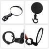Motorcycles Rearview Mirror Side Mirror For Safety View Turning Left Right Mirror Adjustable Mini Autocycle Rear View
