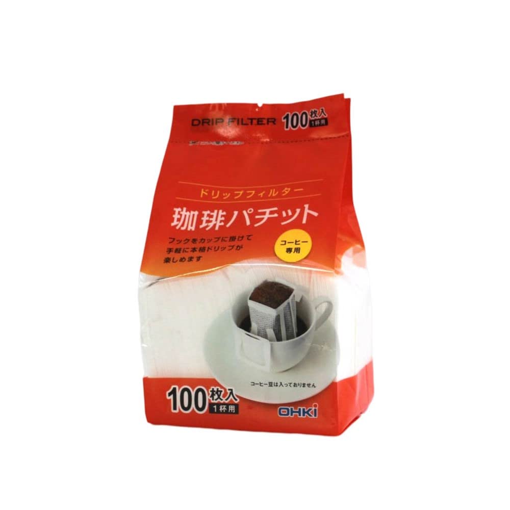 Daiki Shoji Coffee Filters Coffee Pachitto 100 sheets x 2 sets 1 cup worth Easy to use Enjoy with your favorite beans Large capacity Easy to clean up