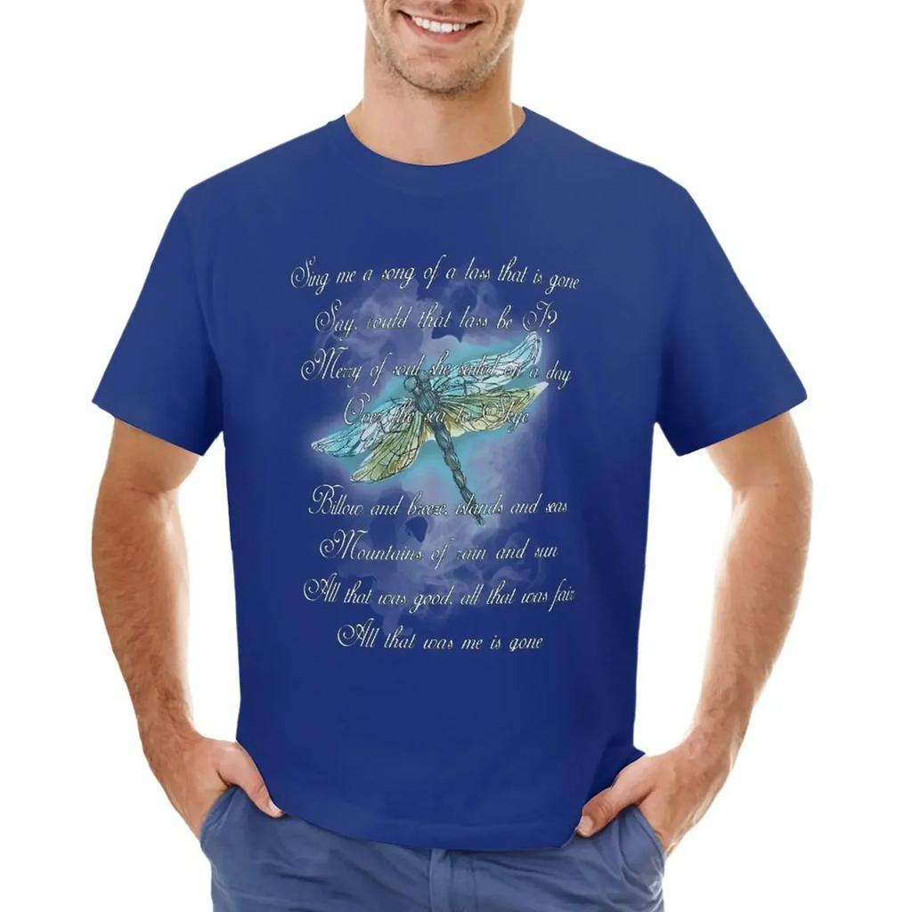 Dragonfly Sing Me A Song T-shirt Blouse tops oversized mens t shirt graphic