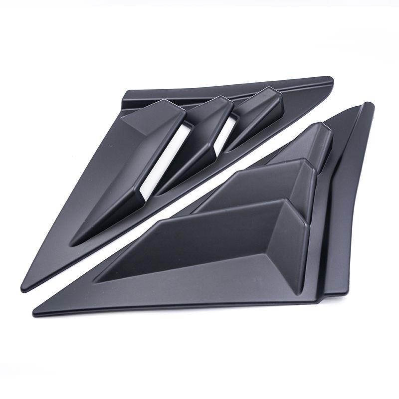 Rear Side Louver Vent Decorative Sticker for 2021 Civic Hatchback Triangle Window