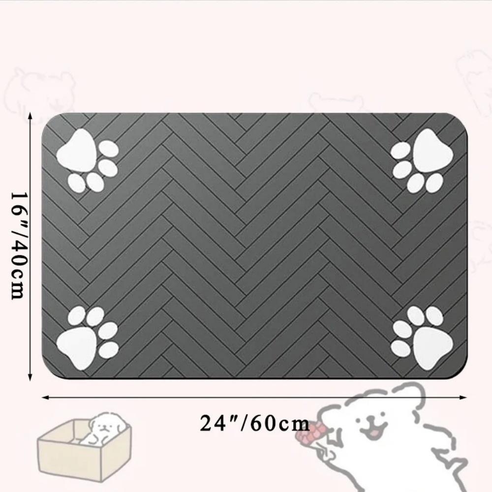 Pet Placemat Dog Food bowl Mat Drinking Feeding Placemat For Dog Cat Quick Dry Mat Waterproof Pet Bowl Pad Feeder Mats
