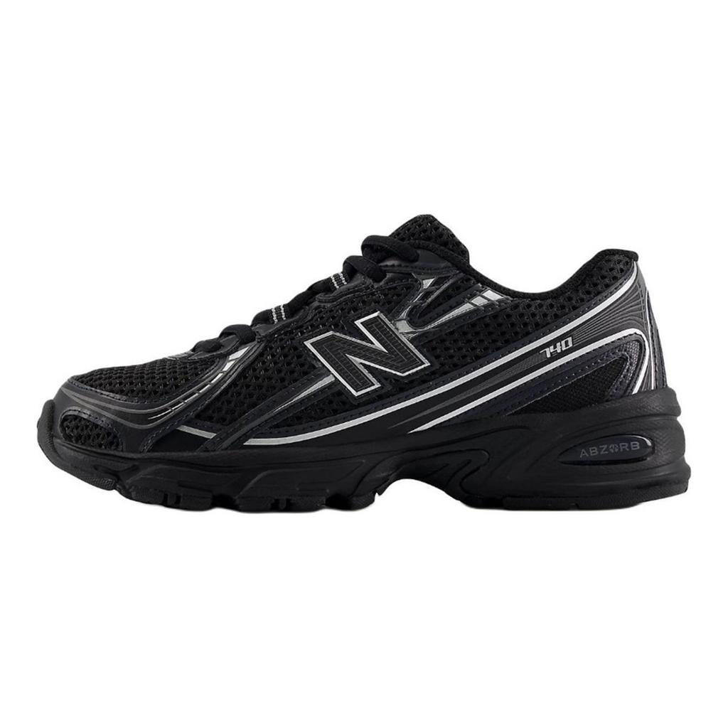New Balance NB 740 Chaussures de Course Basse Résistantes à l'Abrasion Unisexes Noir Rouge Violet Vert U740BM2(Team80-S-BOX)