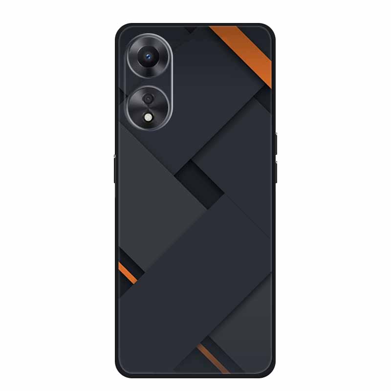 For OPPO A78 5G Case Fashion Silicone Soft TPU Back Cover For Oppo A58 A58X 5G OPPOA78 5G Phone Cases Shockproof CPH2483 Fundas