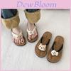 Fashionable Chic Cute Non-slip Flat Flip Flops For Women Stylish Summer Wear In White
