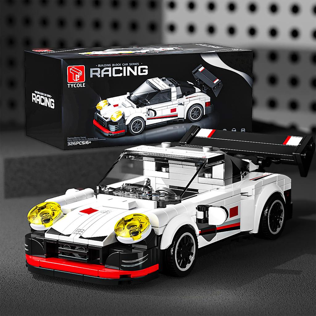 316PCS Building Blocks Sports Car Toy Model Educational Toys Compatible Others Bricks Sets With Transparent Display Box Gifts