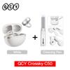QCY Crossky C50 Open Ear Wireless Earbuds Bluetooth 6.0 Comfort Clip On Sports Earphone 4 Mic AI Clear Call Bass Boost Headphone 4