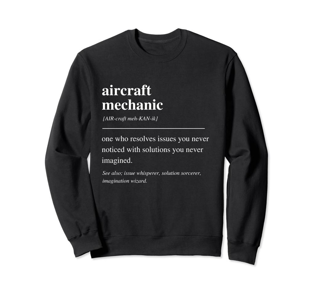 Aircraft Mechanic Definition Funny Aviation Technician AMT Trainer