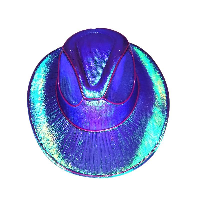 LED Glowing Cowboy Hat: Halloween & Christmas Decoration Gift