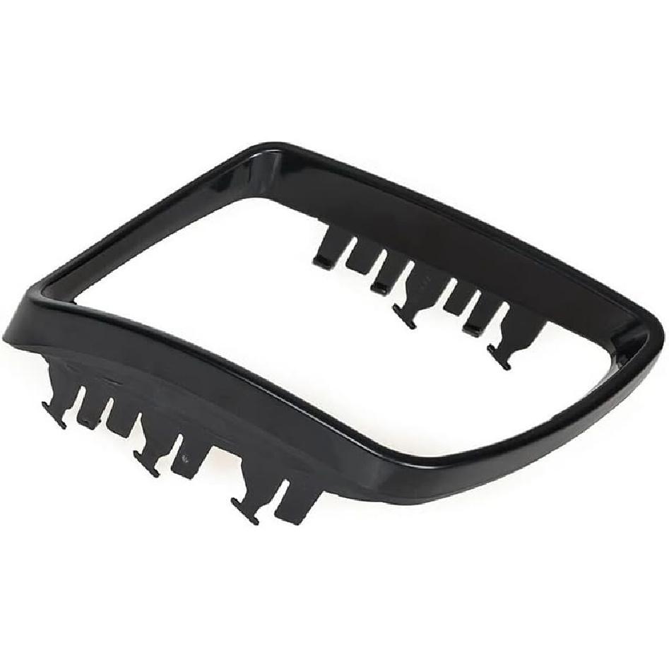 Door Wing Mirror Cover Rear View Mirror Housing Cover Cap w/Trim Ring, Side Mirror Rearview Covers, Compatible with BMW X5 E53 2000-2006 X5 3, Left