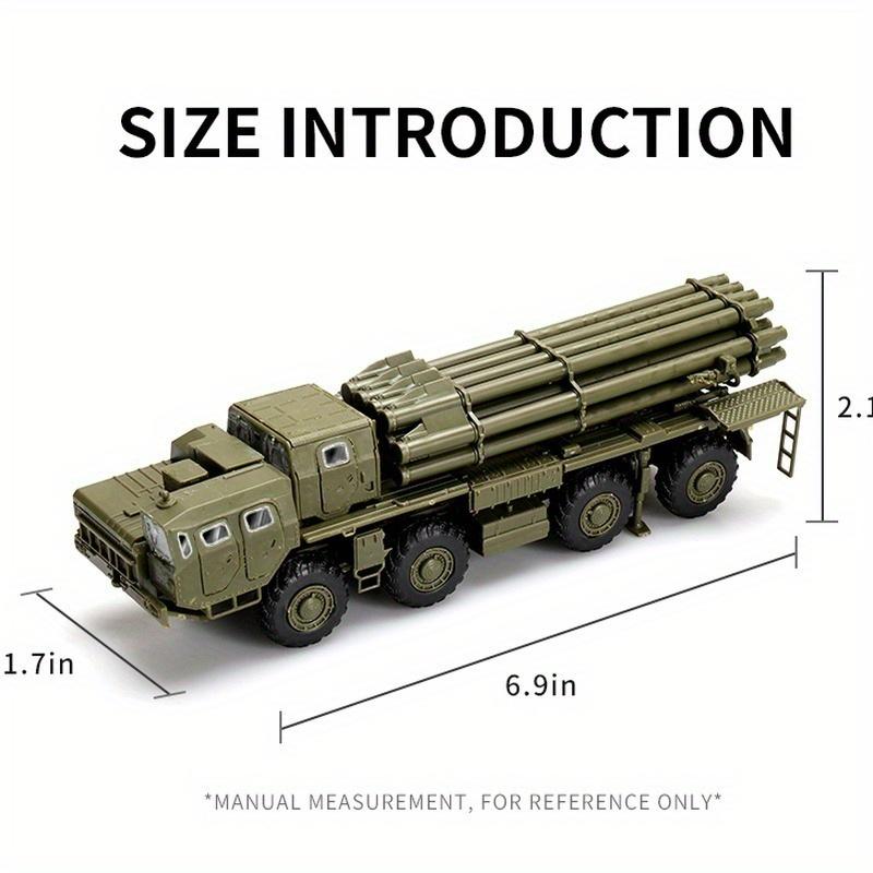Military Assembly Model 1/72 Scale Tornado Long-Range Rocket Launcher Display for Adult Gift
