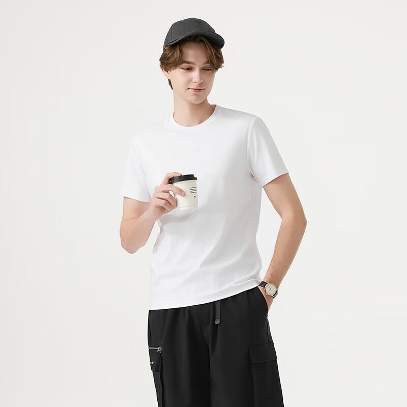 Tanbor Men's Slim Fit Printed Short Sleeve T-Shirt