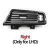 Carbon Fiber LHD RHD Front Rear Chromed AC Vent Grille Cover Panel For BMW 5 Series F10 F11 520 525 528 530 535