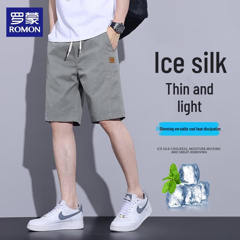 ROMON Men s Summer Loose Fit Casual Sport Shorts 4XL
