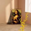 Vintage Mona Lisa Drinking Beer Metal Tin Sign 20x30cm Retro Wall Art for Bar Pub Cafe Restaurant Decor
