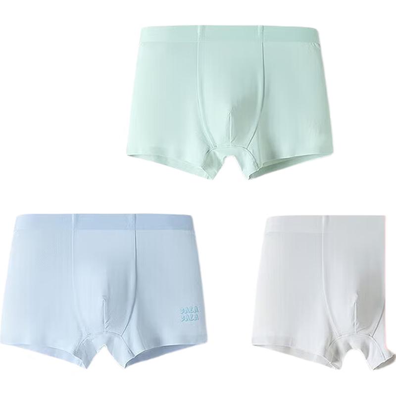 Balabala Boy's Skin-Friendly Boxer Briefs (3-Pack)