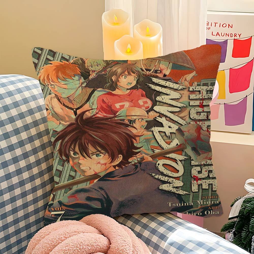 High-Rise Invasion Maple Design Cushion Cover Happy Autumn Harvest Decor Holiday Decorati Pillow Cover