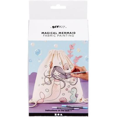 Creative Kit - Magic Mermaid Bag - 4 Pcs - 100% Cotton - Backpack - Unisex