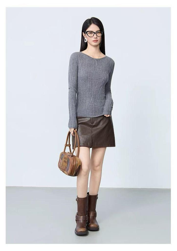 Yangtze Water Wave 100% Pure Wool Women's Seamless Knitted Sweater - Autumn/Winter Edition