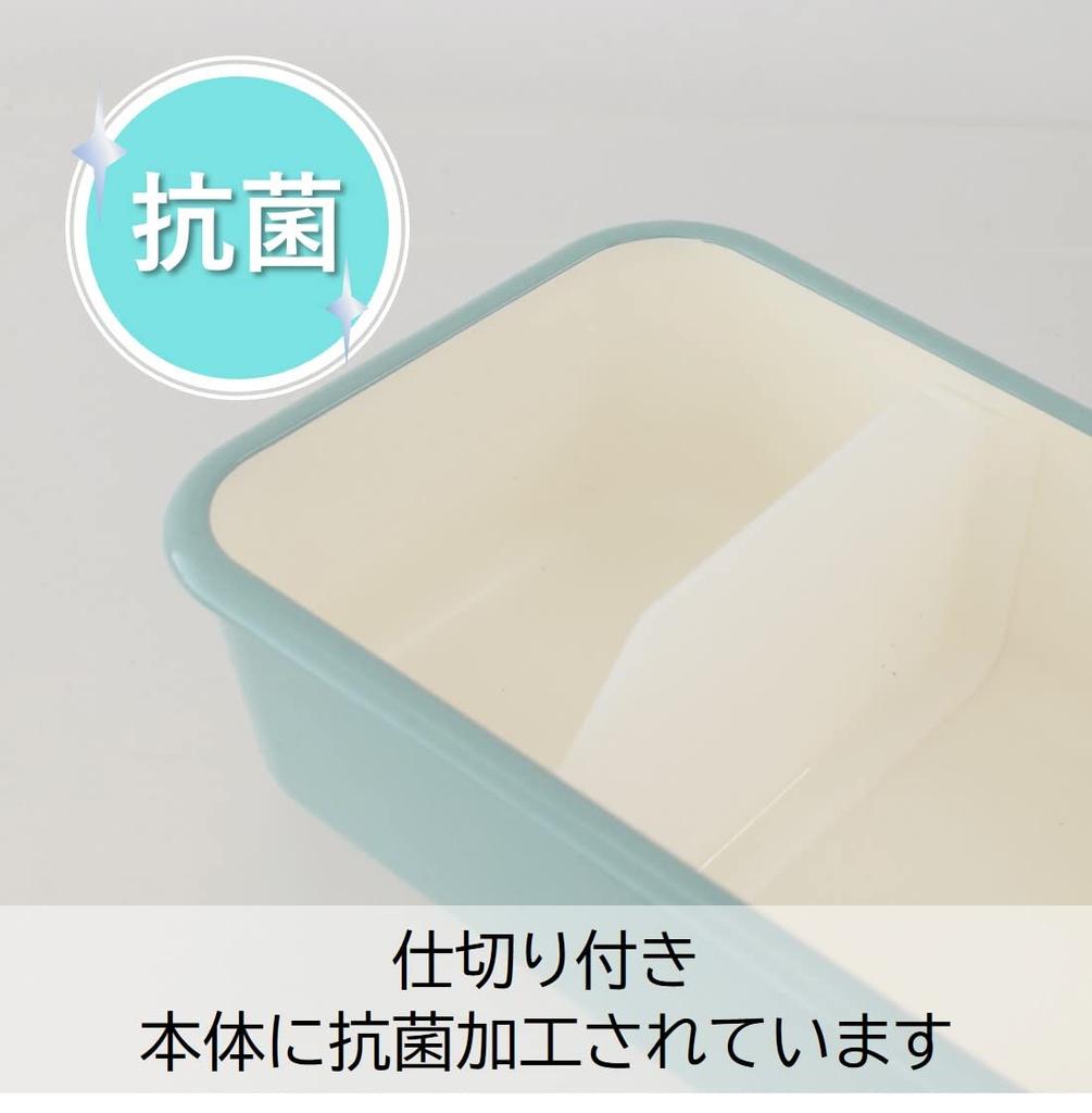 Sabu Staple Antibacterial Tight Lunch 1 377006 Container, Tier, Beige, 600mL,