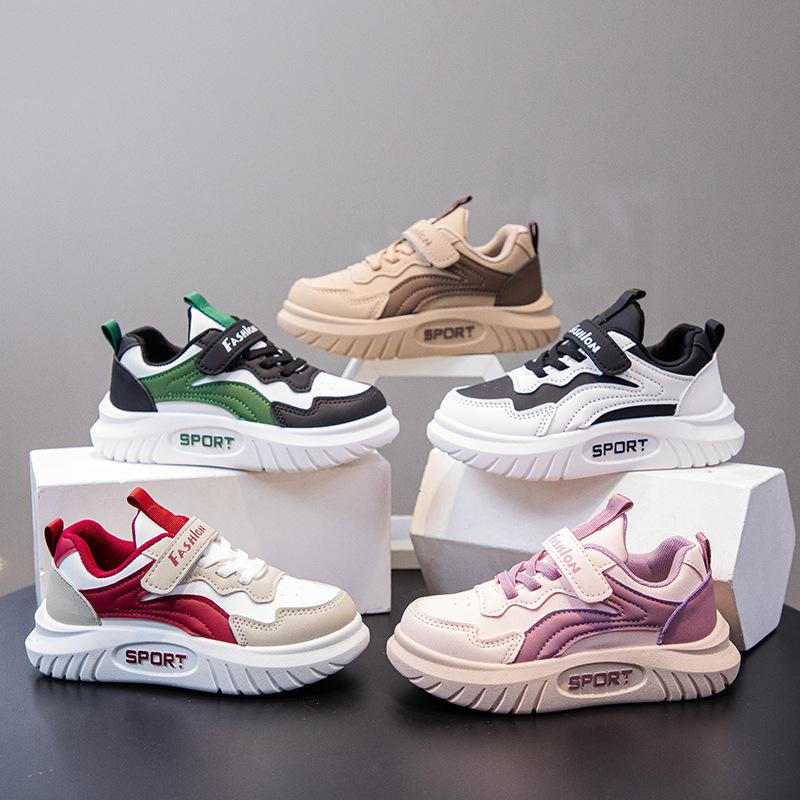 Men's and women's sports shoes spring and autumn new baby casual classmates versatile soft-soled boys running shoes