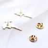 Blucome Cartoon Lovely Lavender Sunflower Brooch for Women Sweet Girl Sweater Coat Hijab Pins New Year Gift
